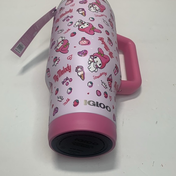 Hello Kitty BFF My Melody Travel Tumbler Mug 32 Oz Igloo Limited Edition New - Picture 6 of 10